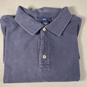 Gap Polo‎ Cotton Blue, short sleeves, Men’s, Size XXL